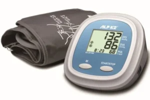 K2-2015M  BLOOD PRESSURE MONITOR w/clock and long size cuff