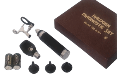 HALOGEN OPHTHALMOSCOPE WITH OTOSCOPE SET NO.3001